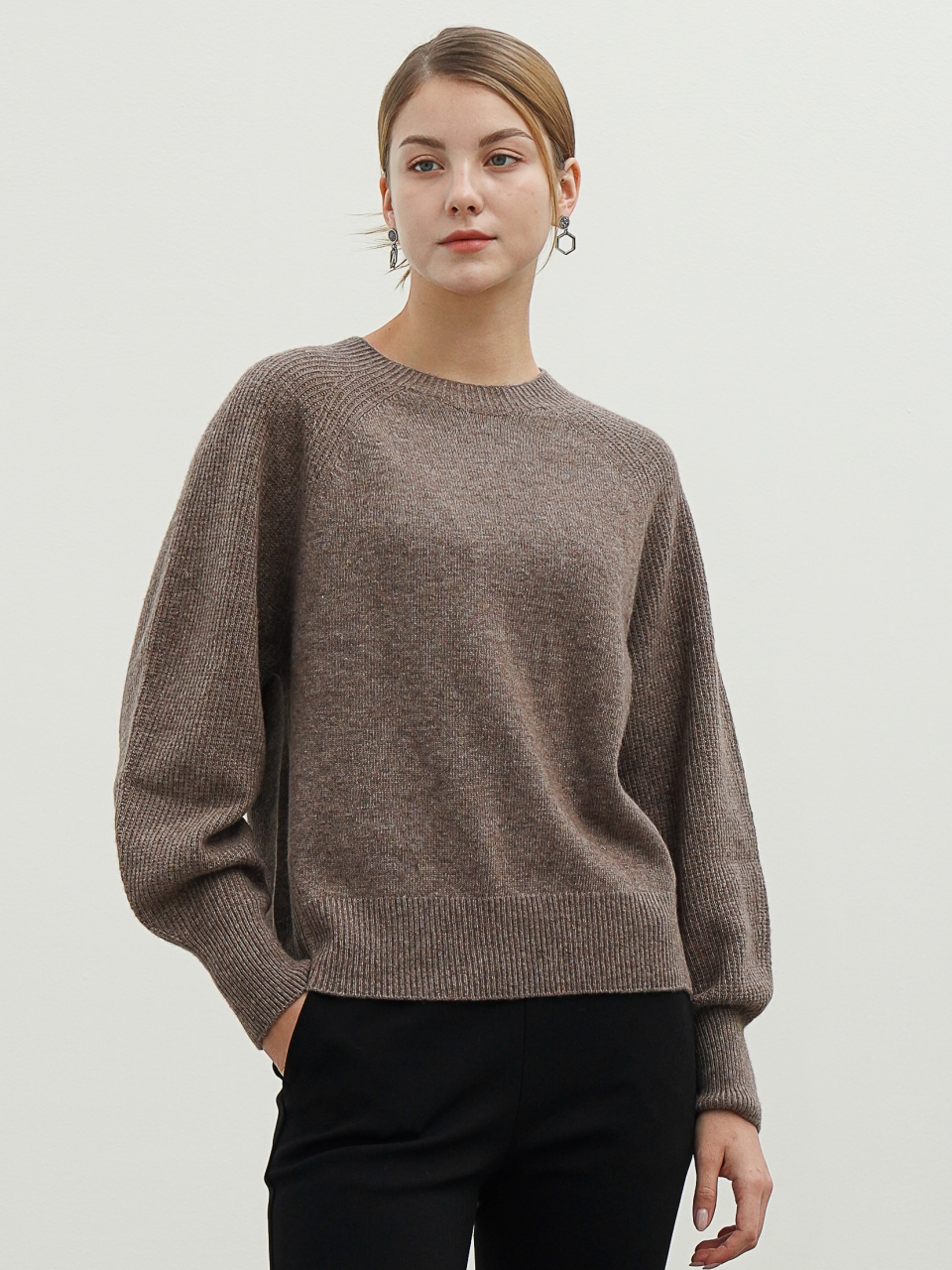 Raglan Cashmere Knit _Beige