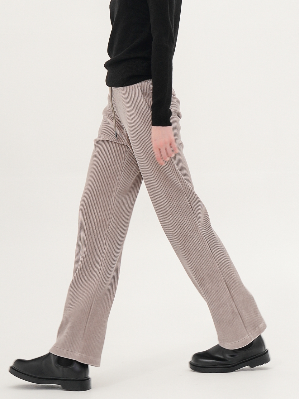 Corduroy Bending Pants _Navy