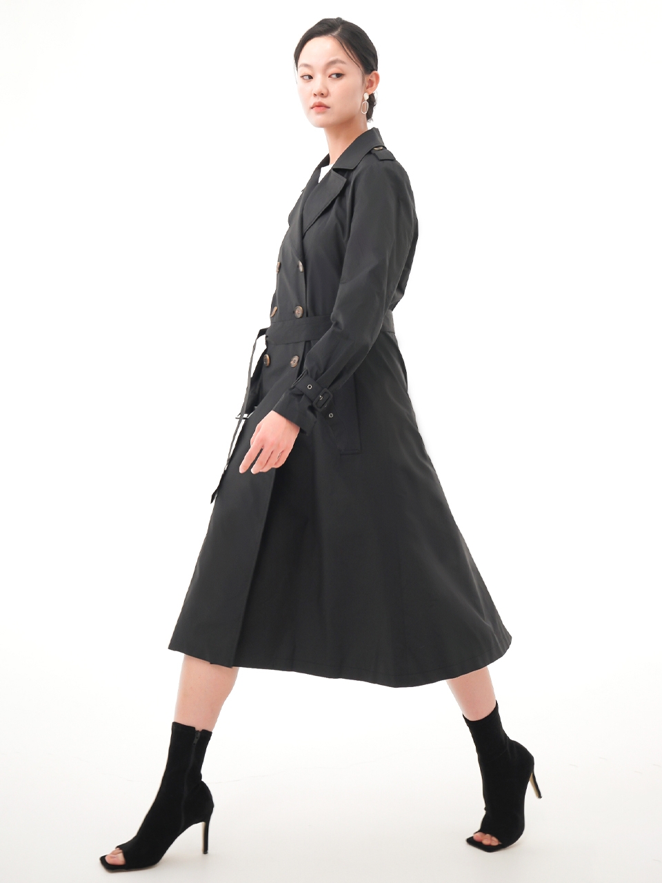 Light Trench Coat _Black