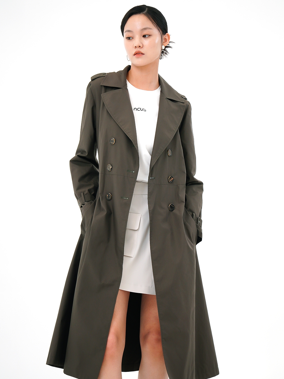 Light Trench Coat _Khaki