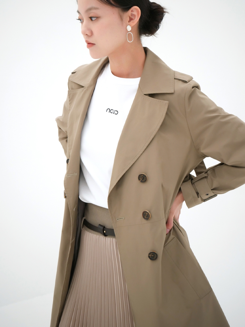 Light Trench Coat _Beige