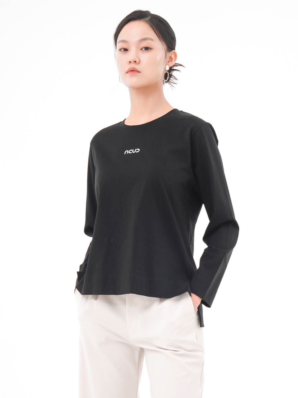 Long Sleeve Logo T-shirt _Black