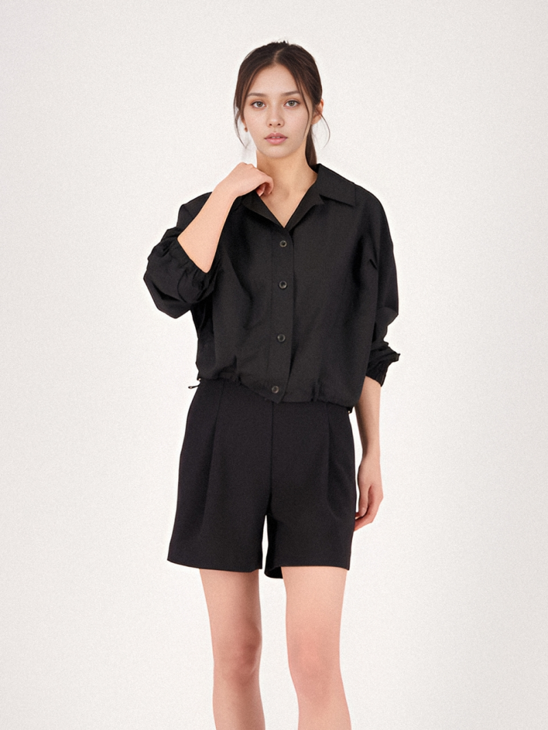 Light String Shirt _Black