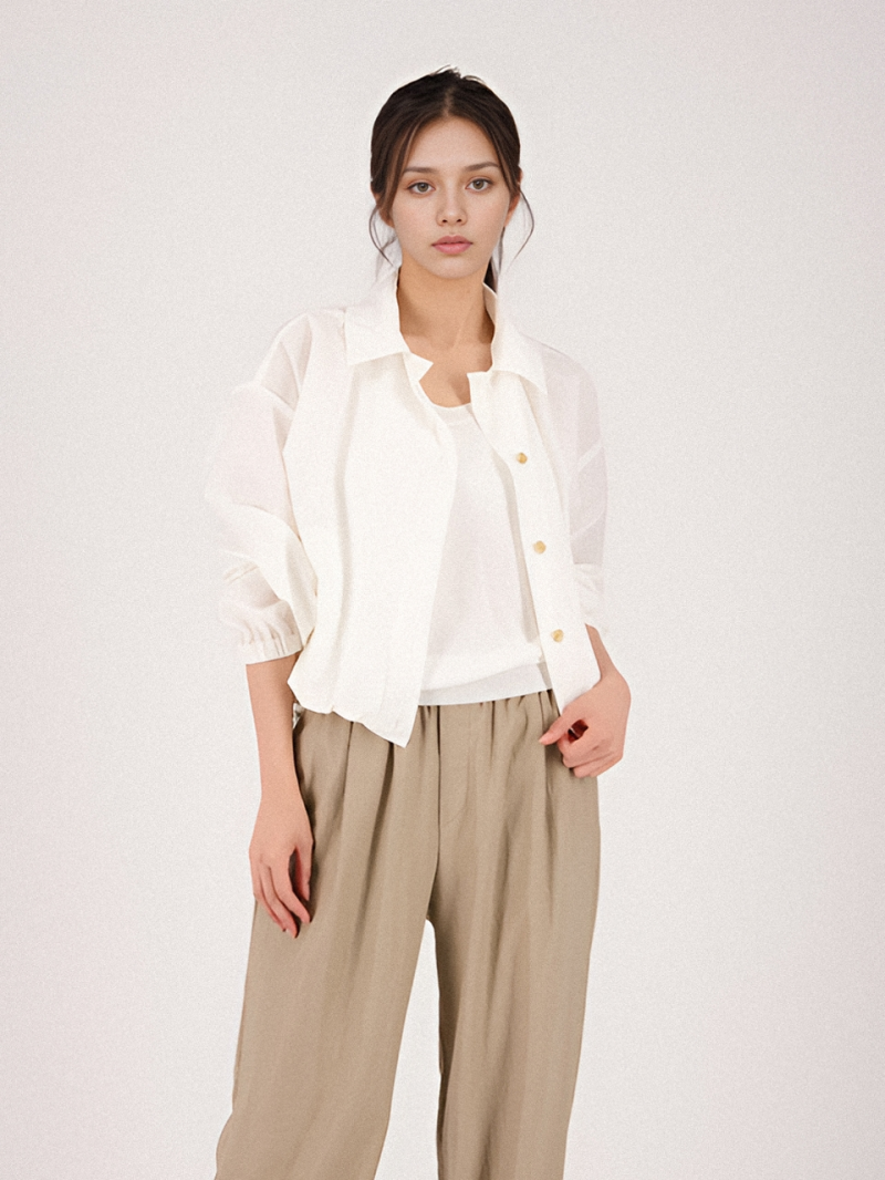 Light String Shirt _White