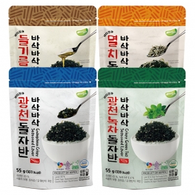 Gwangcheon Crispy Seasoned Laver 4 piece set