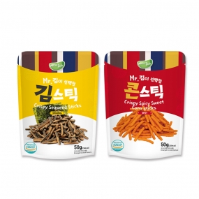 Stick Selected by Mr.Kim 10ea (Crispy Corn 5ea / Crispy Seaweed 5ea)