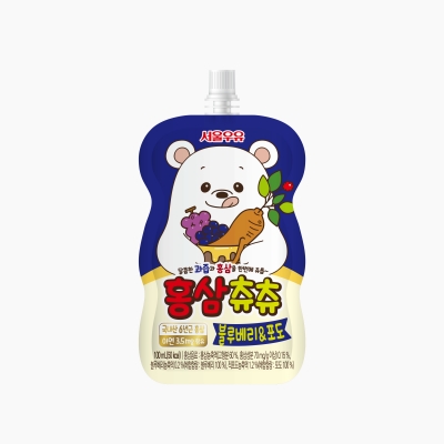 Red Ginseng CHUCHU Blueberry&Grape 10packs (1case)