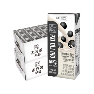 건국유업 검은콩두유 190ml 48팩