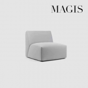 마지스 MAGIS 코스튬 소파 체어 피디비 SD5100 / costume module sofa without armrests 모듈식