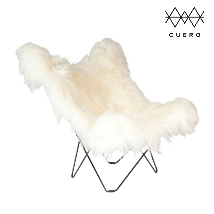 [CUERO 쿠에로] 마리포사 버터플라이 양털 체어 2COLOR Mariposa Butterfly Chair Sheep Skin