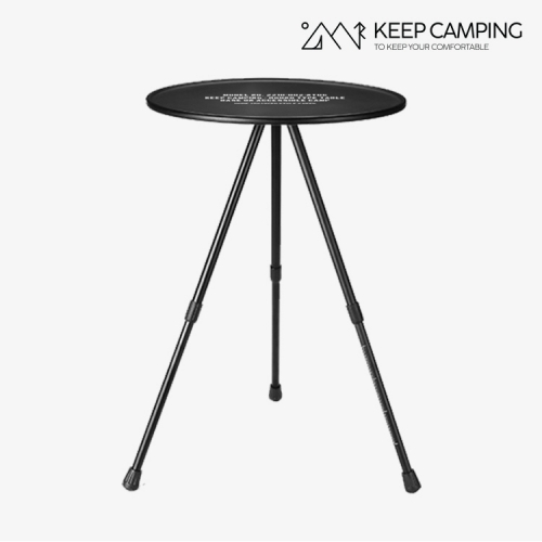 [KEEP캠핑] 높이조절 라운드 타입 테이블