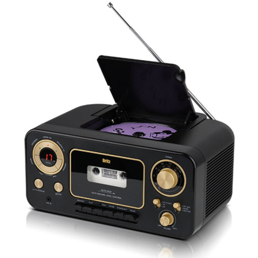 브리츠 인터내셔널 BZ-C3900RT 포터블 CD 카세트 라디오
