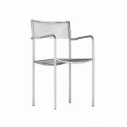 [Alias]Spaghetti Armrest Chair 131 Black PVC + Black Frame