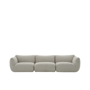 [빅세일 30만원 할인] 블롭 패브릭 소파 4인용 (쿠션2ea증정)