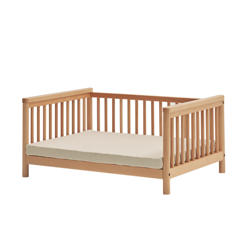 E0등급 바라 펫베드+매트 원목 강아지침대