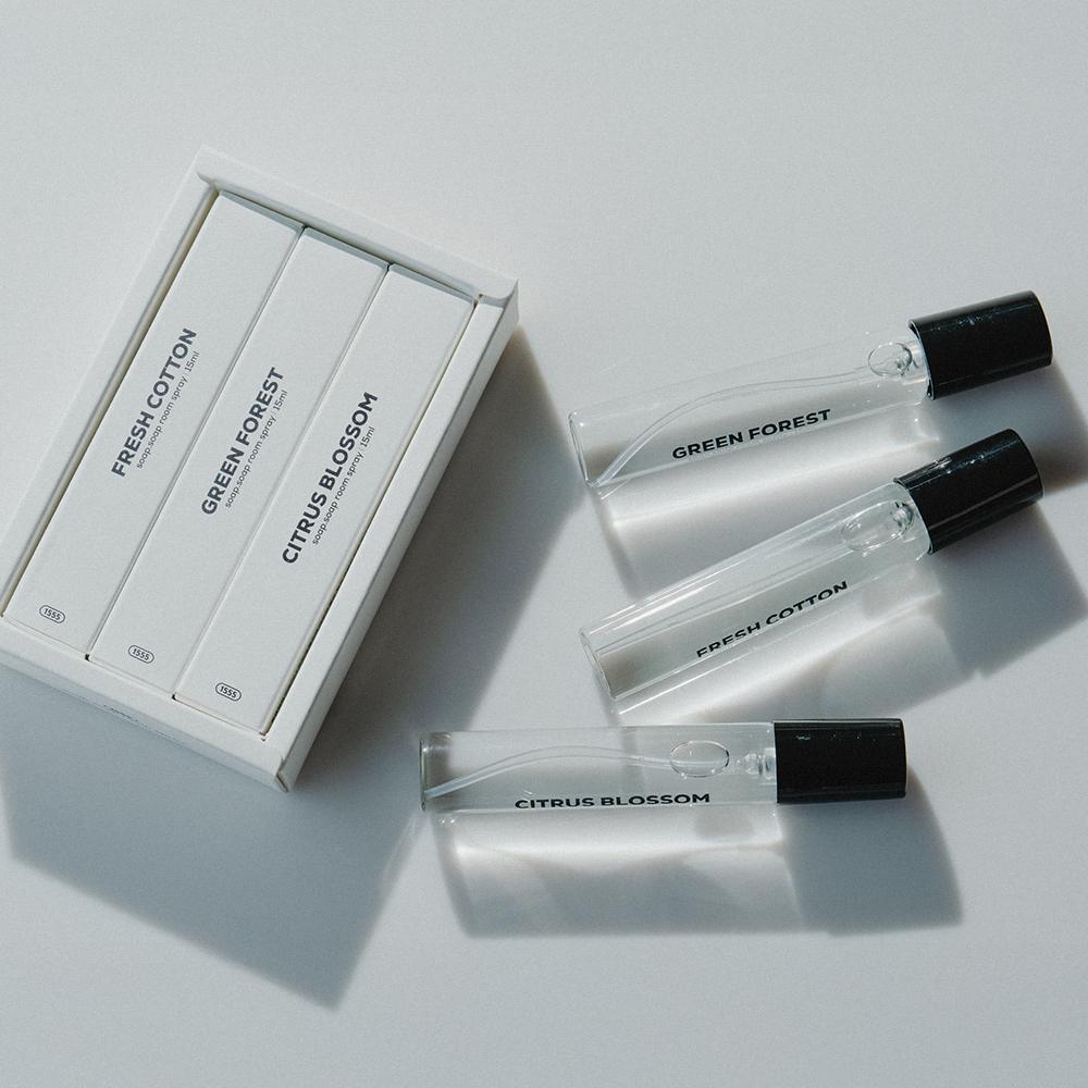 1555 소프소프 룸스프레이 15ml 3종 SET