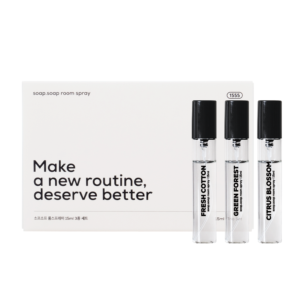 [소프소프] 멀티 룸스프레이 15ml 3종 SET