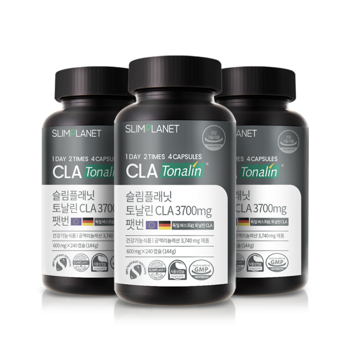 슬림플래닛 토날린 CLA 3700mg 팻번 3개월분 / 공액리놀레산