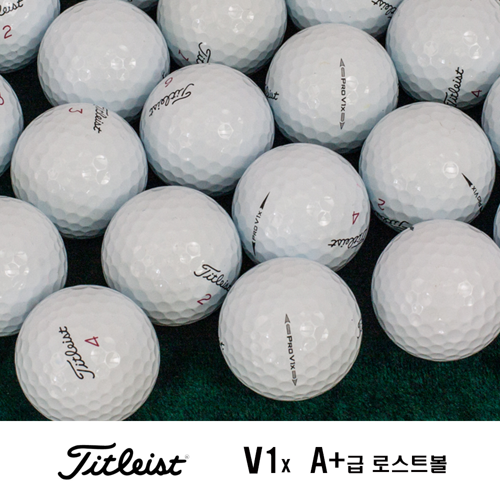 타이틀리스트 PRO V1x A+급 로스트볼 20알