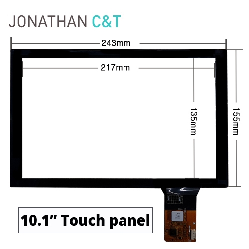 JCT-C3972 10.1인치 정전식 터치 패널