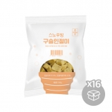 [박스][흥국F&B/업체배송] 스노우빙 구슬인절미(노랑) 180g x 16개입