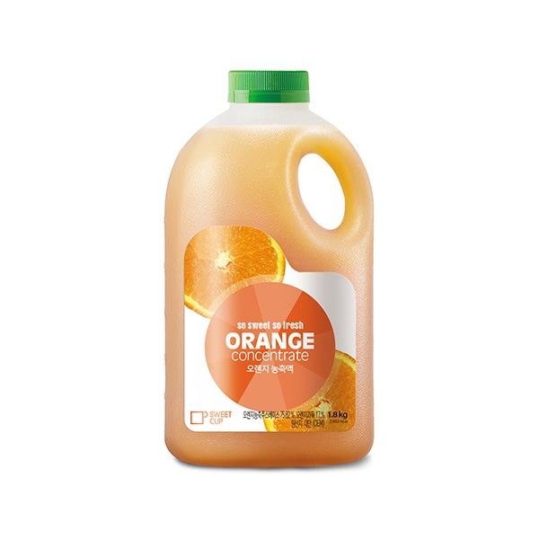 [스위트컵] 오렌지농축액 1.8kg