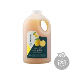 [박스][베버시티] 레몬농축액 1.8kg x 6개입