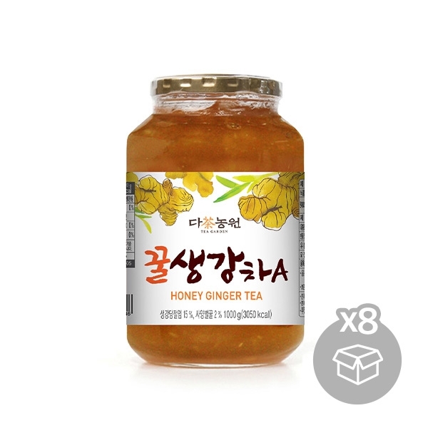 [박스][다농원]꿀생강차A 1kg x 8개
