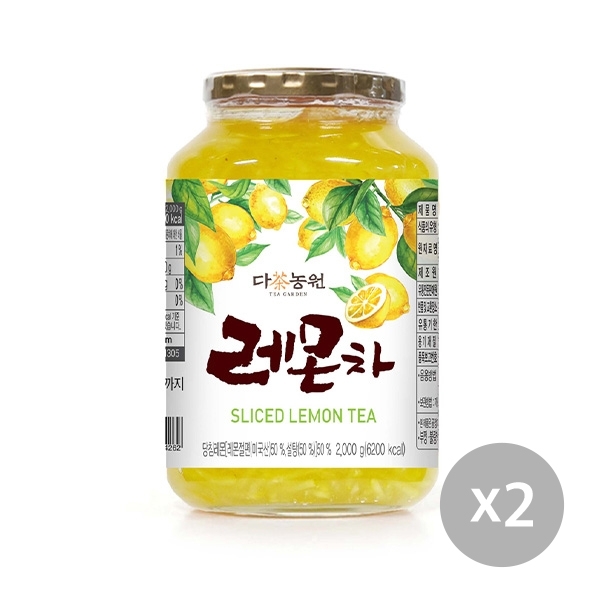 [다농원]레몬차 2kg x 2개