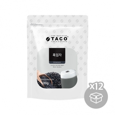 [박스][타코] 흑임자 파우더 500g x 12개