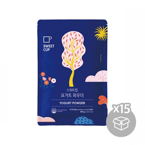 [박스] [스위트컵] 요거트 파우더 400g x 15개