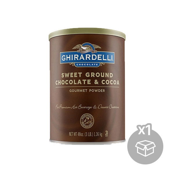 [기라델리] 스위트 그라운드 초콜릿 파우더 1.36kg x 6개 (1박스)