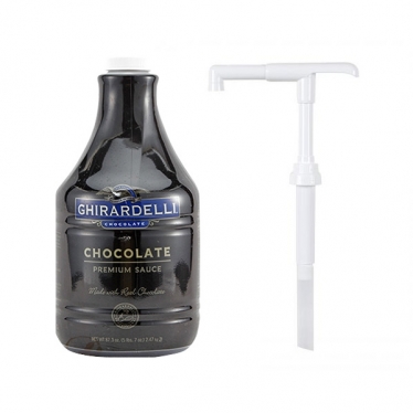 [기라델리] 초코렛맛 프리미엄 소스 2.47kg+ 범용소스펌프 15ml