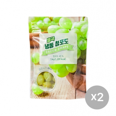 [흥국F&B/업체직배송] 냉동 청포도 SWEET 1kg x 2개