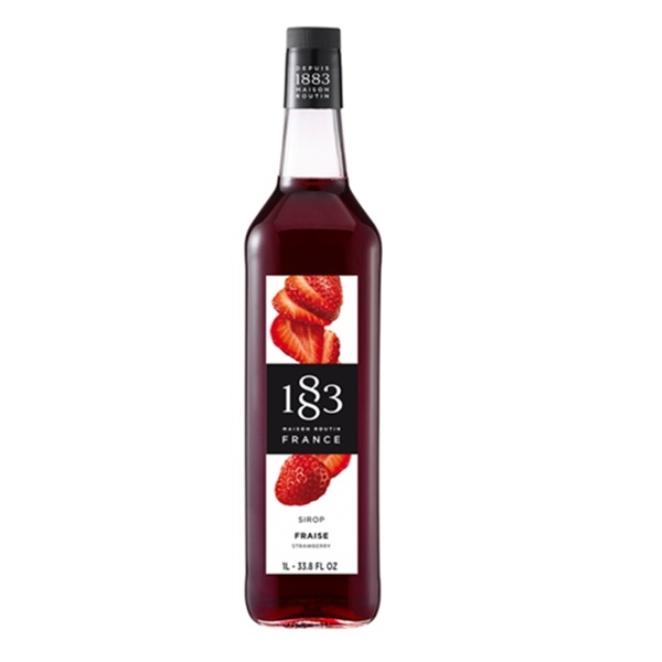 [임박할인] 1883 딸기시럽 1000ml 스트로베리시럽/소비기한 25.06.01