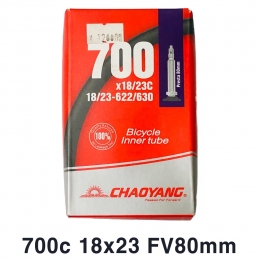 [차오양]자전거 튜브/700cX18c-23c 튜브 FV80mm 프레스타 밸브