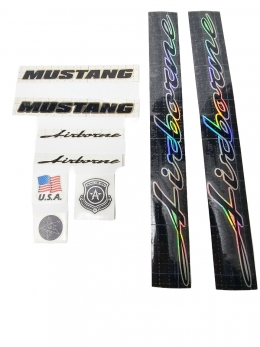 [에어본]자전거 데칼/프레임 스티커 필기체 랑카스타 홀로그램 데칼