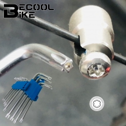 [비쿨]자전거 별 핀톡스 렌치/L타입 공구 홀형 9종세트 T10-T50 다용도 만능툴