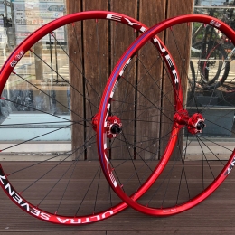수해품[아이너]자전거 휠셋/MTB 29인치 울트라7 레드림+UL7 부스트허브