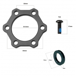 [X-6]자전거 허브변환킷/6볼트 허브 부스트변환 아답타