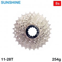 [썬샤인]자전거 스프라켓/로드 8단 11-28T HG타입 254g