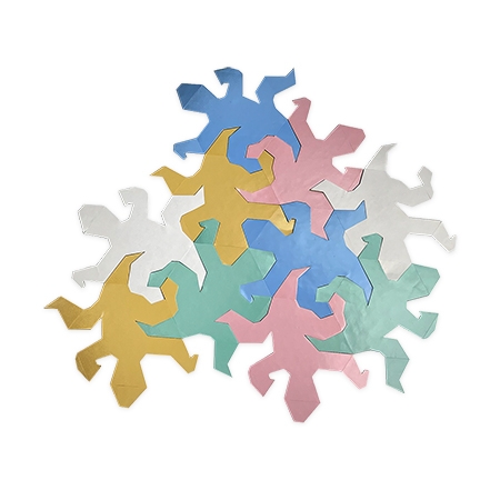 [온교육]  도마뱀스티커세트(소감퍼즐)-10인용