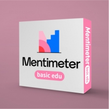 멘티미터 베이직 에듀 Mentimeter Basic Edu 라이센스 12개월 1개 유저