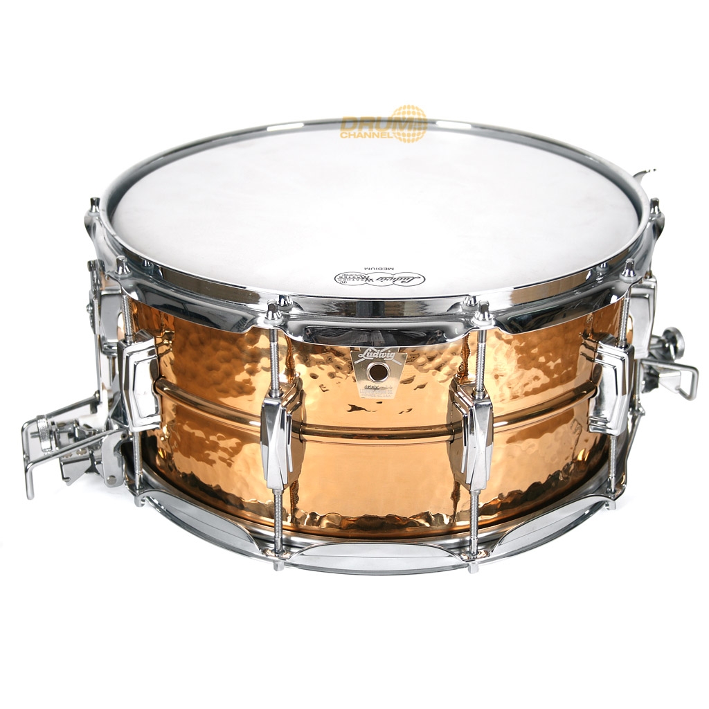 Ludwig Hammered Bronze Snare Drum