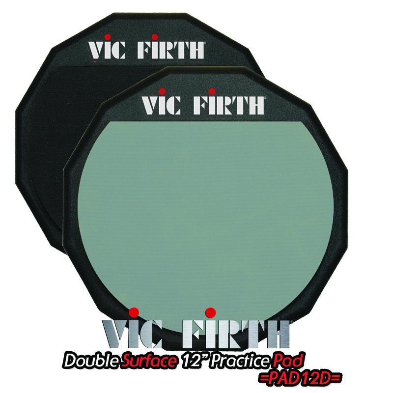 VIC FIRTH PAD12D 양면12" 연습패드