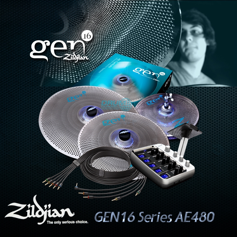 [★드럼채널★] Zildjian GEN16 AE Cymbal Set -AE480- /2014 특가전!!