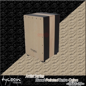 Tycoon Artist Series Hand-Painted Retro Cajon TKRE-29