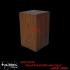 Tycoon Artist Series Hand-Painted Brown Cajon TKHP-29 BR