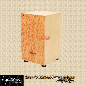 Tycoon Siam Oak/Hand-Painted Cajon TKW-29