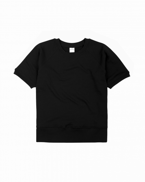 SHORT SLEEVE RAGLAN SWEATSHIRT